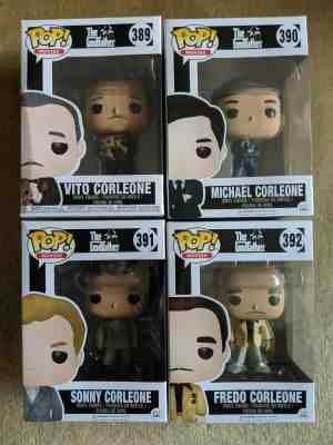 Funko Pop Godfather Series Set of 4 - #389 - 392 - All NEW