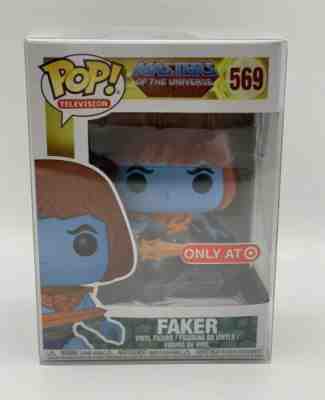 **VAULTED** FUNKO POP! MASTERS OF THE UNIVERSE 569 FAKER Target + Soft Protector