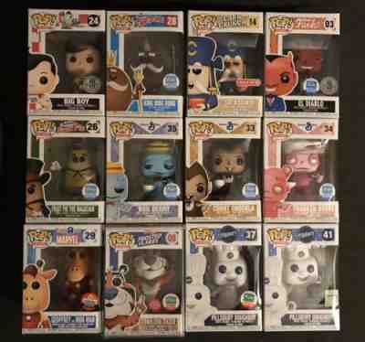 Flocked Tony The Tiger Le 2000,Pillsbury Doughboy And More!Funko Pop Lot 12 Item