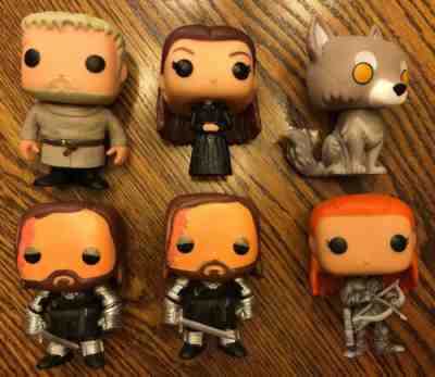 Funko Pop! Game Of Thrones Hodor Grey Wind Ygritte The Hound Sansa Stark READ