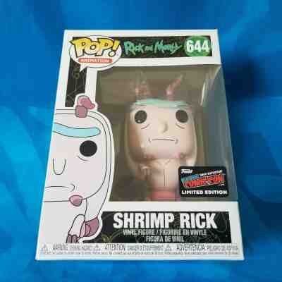 OFFICIAL NYCC 2019 FUNKO POP! ANIMATION: RICK & MORTY - SHRIMP RICK VINYL FIGURE