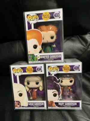 FUNKO POP SPIRIT HALLOWEEN HOCUS POCUS SET WINIFRED, SARAH, AND MARY SANDERSON