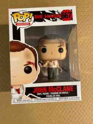 Funko Pop Vinyl #667 - Die Hard - John McClane w/ Pop Protector (Bruce Willis)