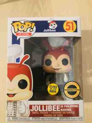 Funko Pop! AD ICON #51 JOLLIBEE With Barong (Glow In The Dark) Exclusive NEW!