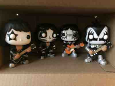 Funko Pop! Rocks KISS set-Demon, Spaceman, Starchild, Catman -OOB -Vaulted- Rare