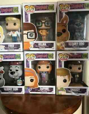 Funko Pop Scooby Doo Velma Shaggy Daphne Fred Scooby Dum Set of 6