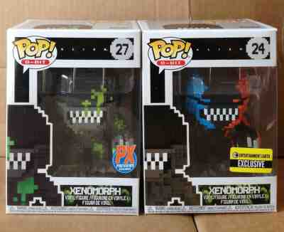 Funko Pop! Alien 8-Bit XENOMORPH Bloody PX + Video Game Deco Entertainment Earth