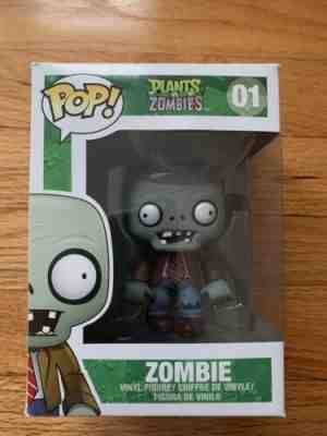 FUNKO POP 2012 PLANTS vs ZOMBIES - ZOMBIE #01 RETIRED- VAULTED