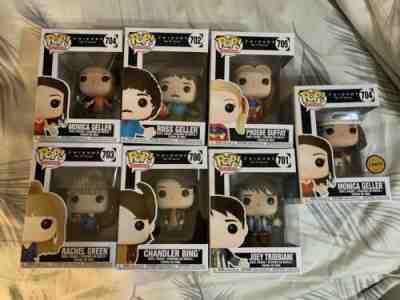 Funko Pop! Television, FRIENDS Complete Set, Plus Chase! Shipped Double Boxed!