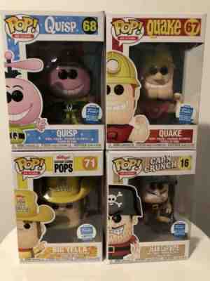 Funko POP Ad Icons: Quake & Quisp | Big Yella & Jean LaFoote (Funko Shop Exclus)