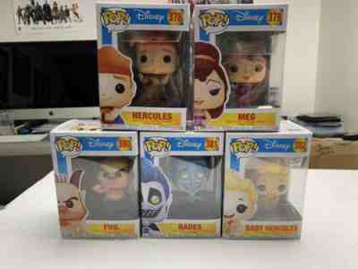 Funko Pop! Disney Hercules, Baby Hercules, Hades, Phil & Meg Set Of 5 Animation