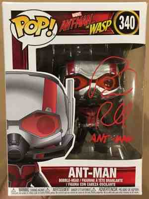 Paul Rudd Signed Autographed Marvel Avengers Ant-Man And The Wasp Funko Pop COA.