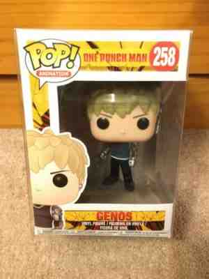 Funko POP! Animation One Punch Man Genos Vinyl Figure w/ Pop Protector