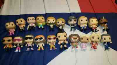 Wwe Funko Pop: lot of 20. Hulk, Hitman, Flair, Goldberg, warrior, Macho man,Hall