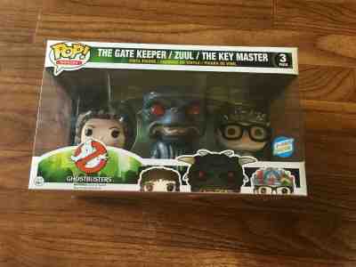 Funko Pop Vinyl Ghostbusters 3 Pack Zuul Terror Dog Keymaster Dana Gatekeeper