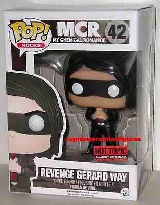 FUNKO POP ROCKS MY CHEMICAL ROMANCE REVENGE GERARD WAY #42 HT Figure In Stock