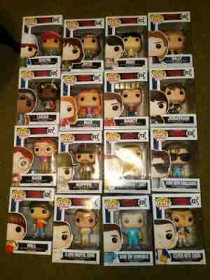 Lot Of 16 Stranger Things Funko Pop Vinyl Figures