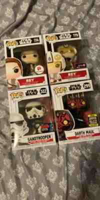 Star Wars Funko Pop Lot Of 4