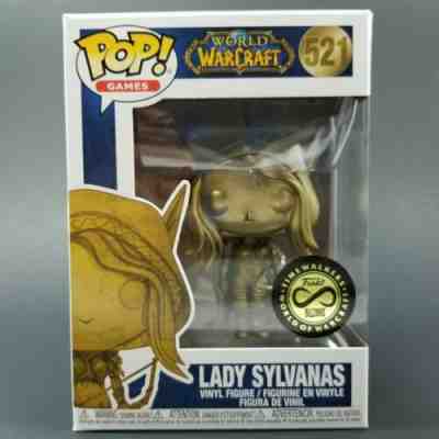 2019 BlizzCon Funko Pop Gold Patina Lady Sylvanas #521 World Of Warcraft WoW