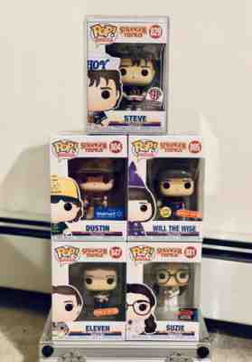 Stranger Things Exclusive Funko Pop Lot *MINT*