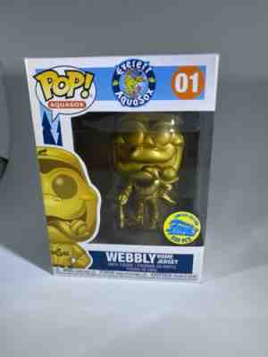 Funko Pop ! Everett AquaSox Mascot Gold Webbly LE 200