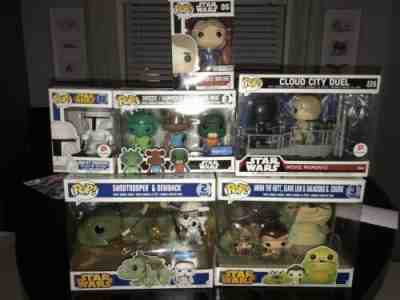 FUNKO POP STAR WARS LOT! Jabba The Hutt, Boba Fett, Darth Vader And More!