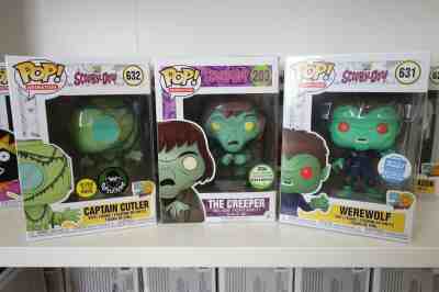 Funko Pop Scooby Doo Ghosts Exclusive Creeper Cutler Werewolf and More