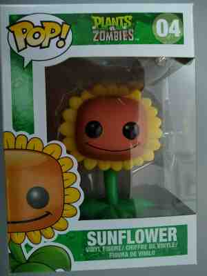 FUNKO POP! Plants vs. Zombies Sunflower #04 RARE and VALUABLE NIB