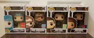 Funko Pop! Game of Thrones - Olenna Tyrell Beric Arya Missandei Convention Set