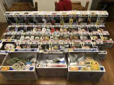 Huge Funko Pop! Star Wars Collection of 45 Including Exclusives 