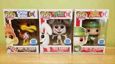 Funko Pop Trix Rabbit, Sonny The Cuckoo, Lucky The Leprechaun Set Shop...