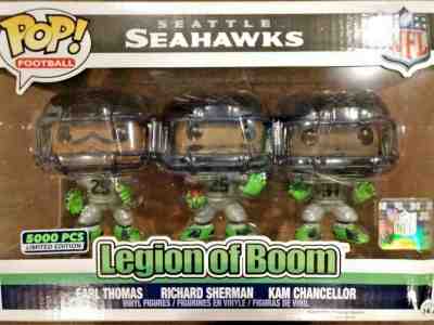 Funko Pop! NFL Seattle Seahawks Legion Of Boom 3-Pack LE 5000 