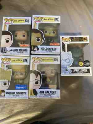 Funko POP! TV THE OFFICE/GOT EXCLUSIVE 5 PACK BUNDLE