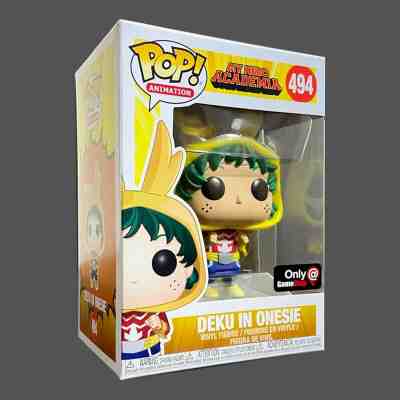 Funko Pop! Animation: My Hero Academia - Deku In Onesi #494 POP PROTECTOR MINT!