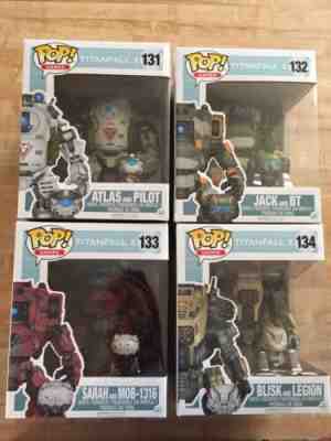 Titanfall 2 131, 132, 133, 134 BT Jack Blisk Legion Sarah Funko Pop New Set Of 4