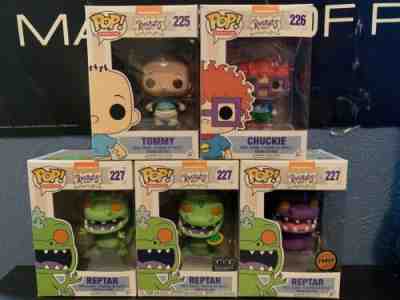 Funko Pop! Nickelodeon Rugrats Tommy Chuckie Reptar W/ Chase FYE Exclusive