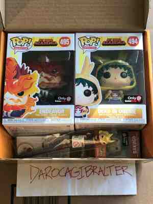 Funko POP Animation My Hero Academia Box Gamestop Exclusive Endeavor Deku Baby