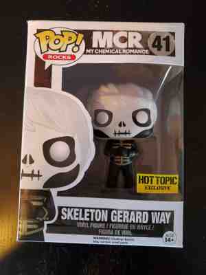 Funko Pop Rocks | My Chemical Romance | Skeleton Gerard Way #41 | Rare! Retired!