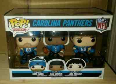 Funko Pop - NFL Carolina Panthers 3 pack Cam Newton - Luke Kuechly & Greg Olson 