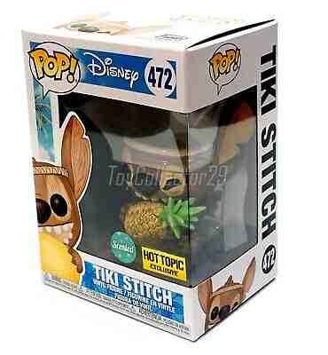 Funko Disney Tiki Stitch 472 Pineapple Scented Hot Topic Exclusive Vinyl Figure