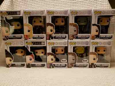 Once Upon a Time Funko POP Lot NIB Regina Emma Hood Rumpelstiltskin Exclusives