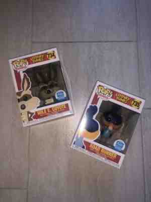 Funko Pop Looney Tunes Bundle Wile E. Coyote and the Road Runner IN HAND NEW