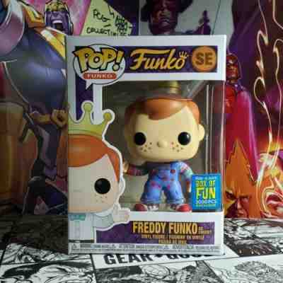 Freddy Chucky BLOODY Funko Pop SE Freaky Tiki Fundays Exlusive 2019