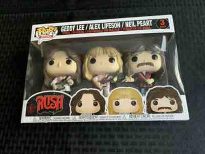 Funko Pop Rocks Rush Geddy Lee / Alex Lifeson / Neil Peart 3 Pack