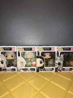 The witcher funko pop Bundle Yennefer Funko Pop + Geralt + Eredin + Ciri