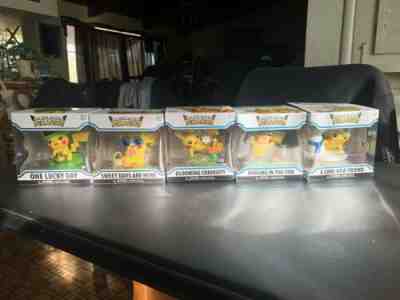 Funko A Day With Pikachu Set of 5 Blooming, Lucky, Friend, Sweet, Ringing