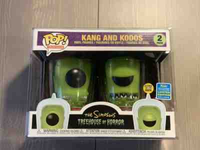 SDCC 2019 Funko POP! The Simpson’s Kang and Kodos Shared Sticker + Protector