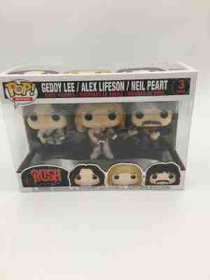 Rush Vinyl Figures Peart Lee Lifeson Funko Pop Rocks Brand New