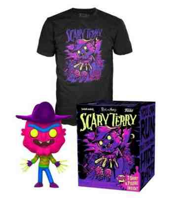 Funko Pop Tee Rick and Morty Scary Terry Exclusive Vinyl XL Large T-Shirt