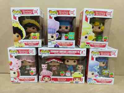 6 Funko POP! Strawberry Shortcake Scented Vinyl Figures - NYCC Purple Pieman  